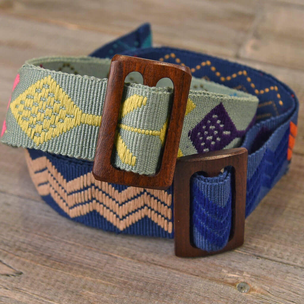 Embroidered Women's Woven Belts Benefit Women Mayamam Weavers
