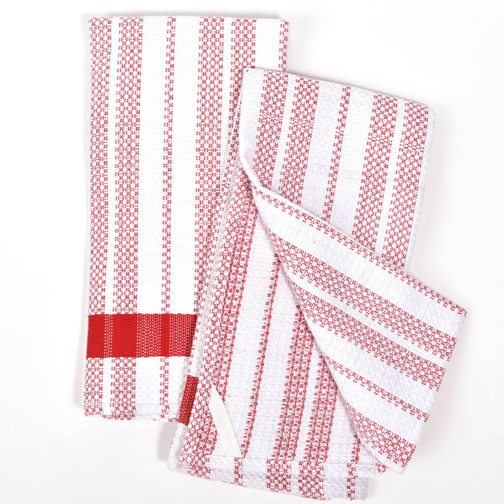 Red Chenille Hands Towel, Chinese Kitchen Towel