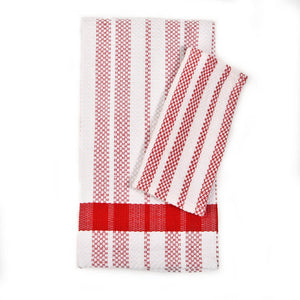 Heavy Linen Towel, Set of 3 Red Checkered Linen Christmas Towel, Dish Towels,  Kitchen Towels With Fringes, Red Linen Towel With Fringes 