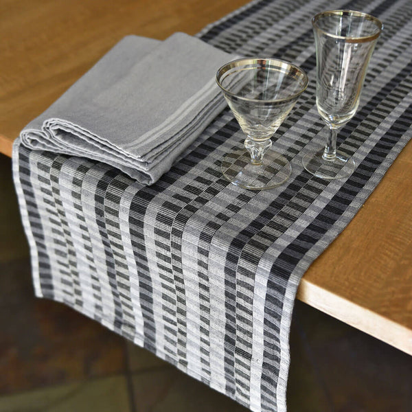 Hand Woven Black & Gray Kitchen Gift Set Fair Trade Mayamam Weavers